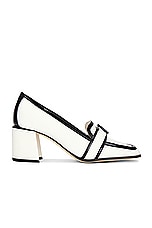 Jimmy Choo Evin 65 Heel in Latte & Black, view 1, click to view large image.