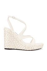 Jimmy Choo Ayla 110 Wedge in Latte, view 1, click to view large image.