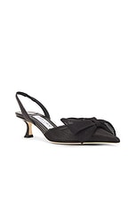 Jimmy Choo Brook 50 Slingback Pump in Black Mix, view 2, click to view large image.
