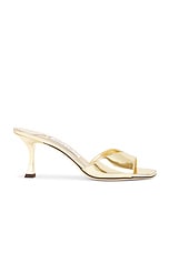Jimmy Choo Skye 70 Sandal in Gold, view 1, click to view large image.