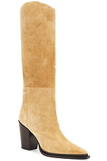 Jimmy Choo Cece 80 Boot in Rattan, view 2, click to view large image.