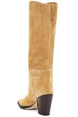 Jimmy Choo Cece 80 Boot in Rattan, view 3, click to view large image.