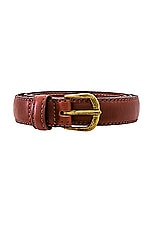 Janessa Leone Zana Belt in Cognac, view 3, click to view large image.
