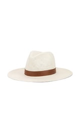 Janessa Leone Michon Packable Hat in Bleach, view 2, click to view large image.
