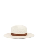 Janessa Leone Michon Packable Hat in Bleach, view 3, click to view large image.