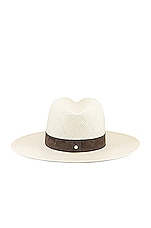 Janessa Leone Marcell Packable Hat in Bleach, view 4, click to view large image.