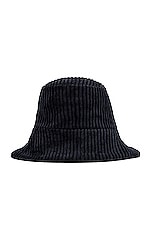 Janessa Leone Tatum Bucket Hat in Navy, view 1, click to view large image.
