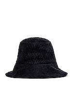 Janessa Leone Tatum Bucket Hat in Navy, view 2, click to view large image.