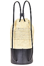 Janessa Leone Beca Backpack in Black, view 3, click to view large image.