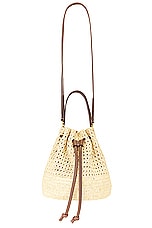 Janessa Leone Cami Scrunch Bag in Brown, view 1, click to view large image.