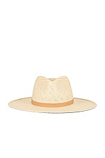 Janessa Leone Sherman Hat in Natural, view 1, click to view large image.