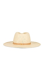 Janessa Leone Sherman Hat in Natural, view 2, click to view large image.
