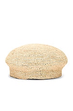 Janessa Leone Fay Hat in Natural, view 2, click to view large image.