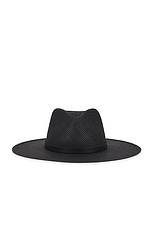 Janessa Leone Sherman Hat in Black, view 1, click to view large image.