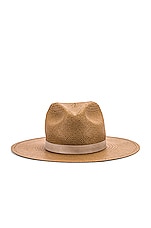 Janessa Leone Adriana Hat in Brown, view 1, click to view large image.