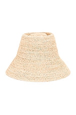 Janessa Leone Felix Packable Hat in Natural, view 1, click to view large image.