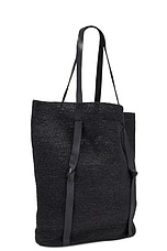 Janessa Leone Tanner Tote in Black, view 3, click to view large image.