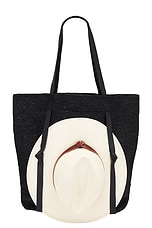 Janessa Leone Tanner Tote in Black, view 5, click to view large image.