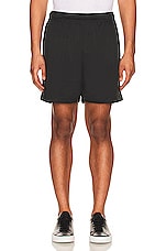 JOHN ELLIOTT Aau Shorts in Black, view 3, click to view large image.