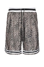 JOHN ELLIOTT Game Shorts in Grey Bengal, view 1, click to view large image.