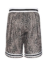 JOHN ELLIOTT Game Shorts in Grey Bengal, view 2, click to view large image.