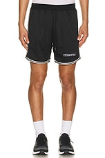 JOHN ELLIOTT x Olympics Los Angeles Shorts in Black & Grey, view 5, click to view large image.