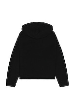JOHN ELLIOTT Dakota Knit Poncho in Black, view 2, click to view large image.