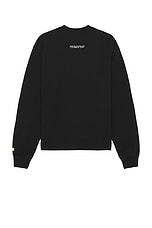 JOHN ELLIOTT X Olympics Los Angeles Crewneck Sweatshirt in Black, view 2, click to view large image.