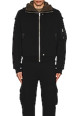 JOHN ELLIOTT Corpus Bomber in Black X Olive, view 4, click to view large image.