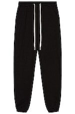 JOHN ELLIOTT LA Sweatpants in Black, view 1, click to view large image.