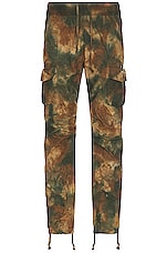 JOHN ELLIOTT Cargo Pants in Camo Tie-dye, view 1, click to view large image.