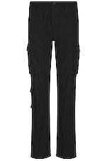 JOHN ELLIOTT Desert Techno Utility Pants in Black, view 1, click to view large image.