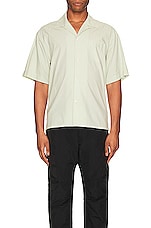 JOHN ELLIOTT Camp Shirt Solid in Mint, view 3, click to view large image.