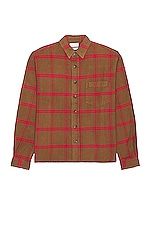 JOHN ELLIOTT Hemi Oversized Shirt in Bubba Check, view 1, click to view large image.