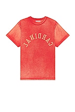 JOHN ELLIOTT Rush Tee in Cardinal, view 1, click to view large image.