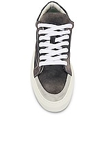JOHN ELLIOTT Haze Low Suede in Black, view 4, click to view large image.