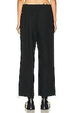 JOHN ELLIOTT Belted Pant in Black, view 3, click to view large image.