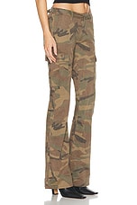 JOHN ELLIOTT Riley Low Rise Utility Boot Pant in Camo, view 2, click to view large image.