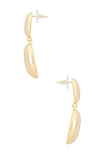 Jordan Road Jewelry Olivia Earrings in Gold, view 2, click to view large image.