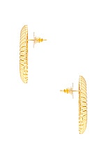 Jordan Road Jewelry Vintage Shell Earrings in 18k Gold Plated Brass, view 2, click to view large image.