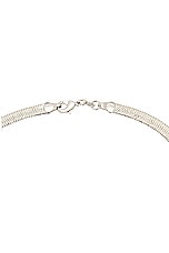Jordan Road Jewelry Monte Carlo Necklace in 18k Rhodium Plated Brass, view 3, click to view large image.