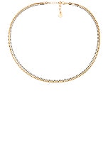 Jordan Road Jewelry Bondi Necklace in 18k Gold Plated Brass + 18k Rhodium Plated Brass, view 1, click to view large image.