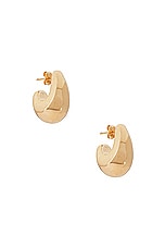 Jordan Road Jewelry Swoop Earrings in 18k Gold Filled, view 1, click to view large image.