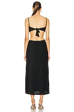 Johanna Ortiz Sueno Costero Midi Dress in Black, view 3, click to view large image.