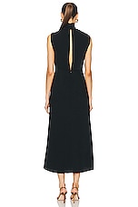 Johanna Ortiz Feminine Forces Ankle Dress in Black, view 4, click to view large image.