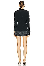 Johanna Ortiz Mojito Nights Mini Dress in Black, view 3, click to view large image.