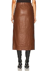Johanna Ortiz Winter Scents Midi Skirt in Camel, view 4, click to view large image.