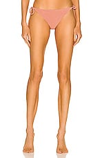 Johanna Ortiz Sunburn Bikini Bottom in Copper Skin, view 1, click to view large image.