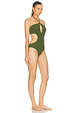 Johanna Ortiz Mawingu Onepiece Swimsuit in Military, view 2, click to view large image.