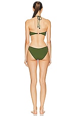 Johanna Ortiz Mawingu Onepiece Swimsuit in Military, view 3, click to view large image.